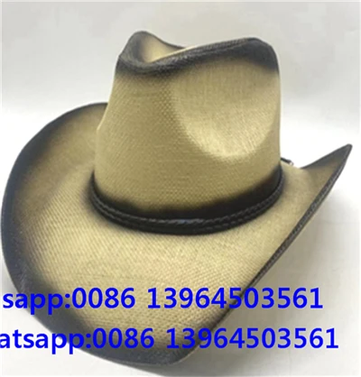 Vintage slamnati šešir s velikim strehama