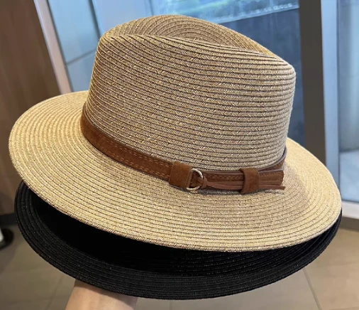 Ribbon Straw Women Beach Hat