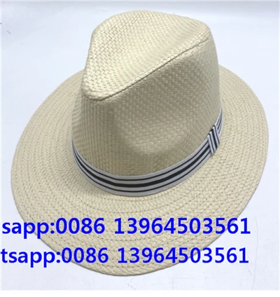 Panama šešir Muški slamnati šešir jednobojni
