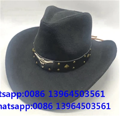 Crni vintage fedora šešir za muškarce