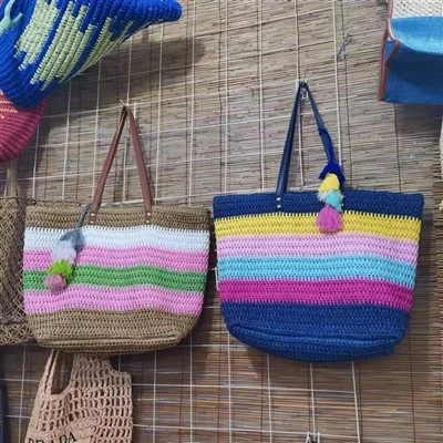 Šarena duga ženska velika torba za plažu