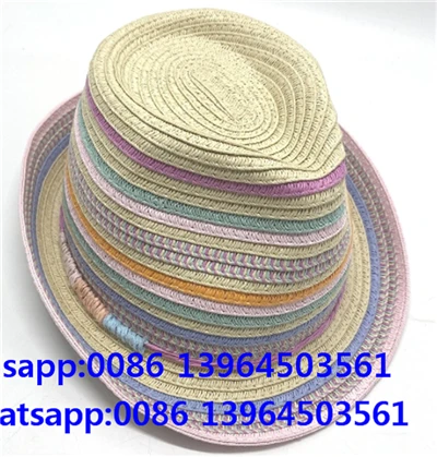 Fedora slamnati šešir u više boja za žene