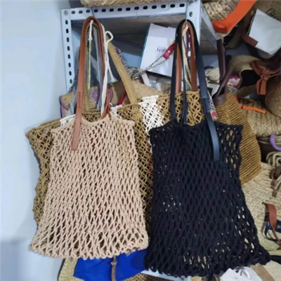 Pamučno uže šuplje ženske torba za plažu